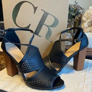 Charlotte Russe sandal heels, size 10, never worn
